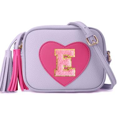 Imagem de OYLOLA 3, 4, 5, 6, 7, 8 anos de idade, presente de aniversário para meninas, bolsa infantil para meninas, bolsa tiracolo para meninas, Roxa