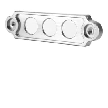 Imagem de Bateria de Liga de Alumínio de 14 Cm Universal, Suporte Seguro para o Suporte para Modificação de Carros Vermelha, Azul, Prata, Uso Preto (Ouro) (Prata)