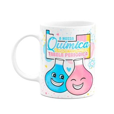 Imagem de Caneca Namorados - Nossa química e a tabela periódica - M3