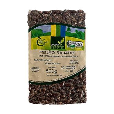 Imagem de Feijão Rajado Orgânico Coopernatural 500g