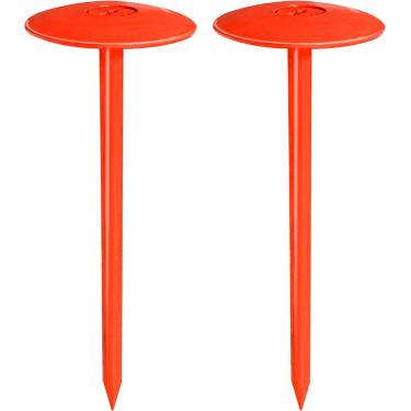 Imagem de FEBTECH - Marcador de tanque séptico – 8,9 cm x 17,78 cm – Marcadores de linha de propriedade adequados para proteger sua fossa séptica e limites de propriedade com marcador de tanque séptico sólido e resistente – Pacote com 2 peças