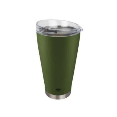 Imagem de Copo Termico De Cerveja Verde 700 Ml Mor, Verde