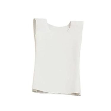 Imagem de YIJU Roupas para bonecos de ação 1/6, regata para vestir, acessórios para fantasias casuais de boneca, roupas em miniatura para bonecas femininas de 12, Branco