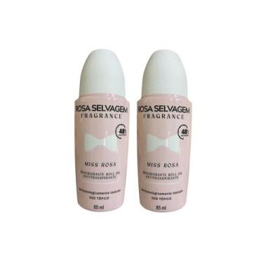 Imagem de Kit 2 Desodorante Roll-on Miss 85ml Rosa Selvagem