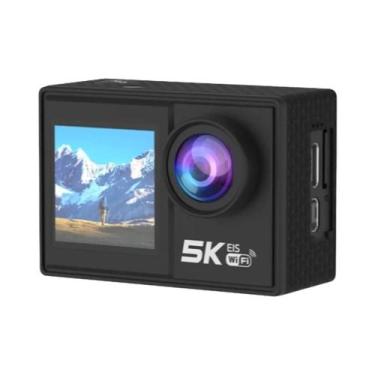 Imagem de Câmera De Ação À Prova D'água 5K 4K60FPS LCD De Toque Duplo EIS 170 gr