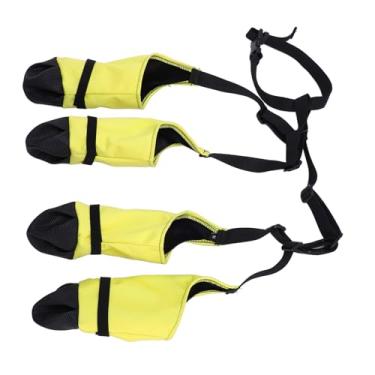 Imagem de Naroote Botas de Cachorro Sapatos de Leggings, Botas de Cachorro Leggings Ajustáveis ​​para Externo (L)