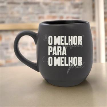 Imagem de Caneca de Cerâmica Oval 400ml - O Melhor Pai