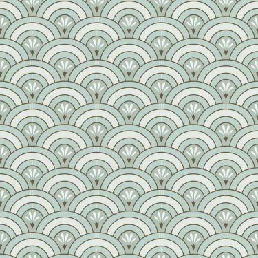 Imagem de Papel De Parede Melody Art Deco Et Or 51197104 - Rolo 10m X 0,53m