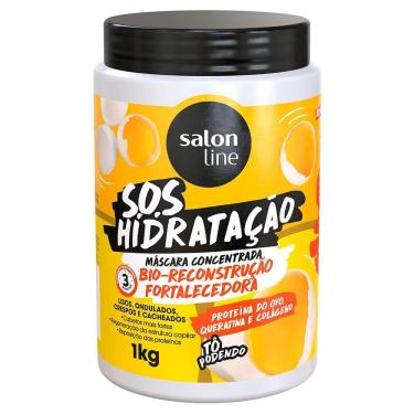 Imagem de Máscara Capilar Salon Line SOS Hidratação Queratina E Colágeno 1kg