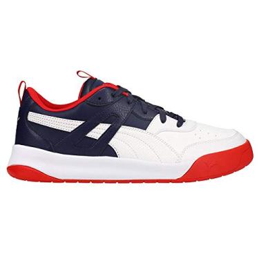 Imagem de PUMA Backcourt SL Puma White/Puma White/Peacoat/High Risk Red 10.5 D (M)