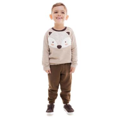 Imagem de CONJUNTO INFANTIL MOLETOM MASCULINO MENINO JUVENIL 3 MESES A 16 ANOS QUENTINHO PARA O FRIO INVERNO-Masculino