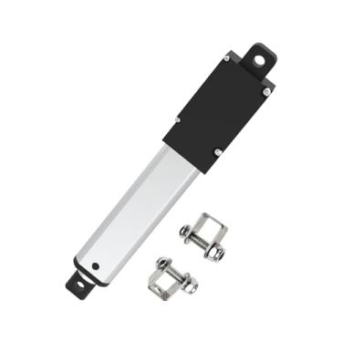 Imagem de RRTECHFORU Curso 25Mm 20N 1 Polegada Mini Atuador Linear 12V Força 4,5Lbs Atuadores De Movimento Linear Elétrico Alta Velocidade 1,2 /Seg Para Robótica, Automação Residencial Com Suportes De Montagem