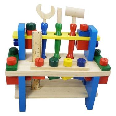 Imagem de Bancada De Ferramentas Brinquedo Educativo Mecânica Lúdica - Spider