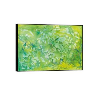 Imagem de Pintura de arte de parede em tela abstrata - Imagens para decoração de casa - Pôster e impressões de moldura preta sem título 10 x 70 x 100 cm 27 x 39 pol