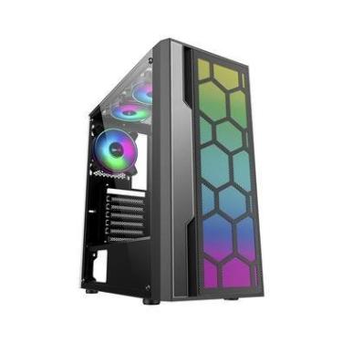 Imagem de Gabinete K-mex Gamer Rgb Middle Tower Multiverso Cg-02tt