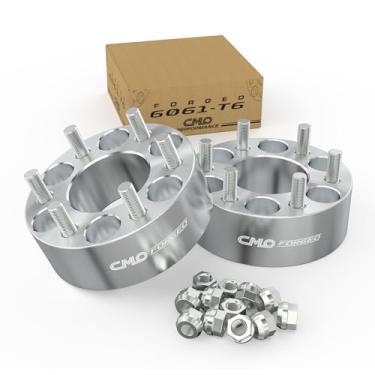 Imagem de Customadeonly Adaptadores de roda de 6 x 132 a 6 x 139,7 cm, adaptador de 6 x 132 a 6 x 139,7 (2 peças) M14 x 1,5, furo de 74,5 mm - Permite que carros 6x132 usem rodas 6 x 139,7, 5 cm de espessura