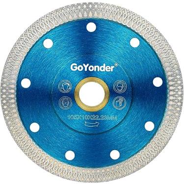 Imagem de GoYonder Lâmina de serra diamante super fina de 4,5 polegadas para cortar azulejos de porcelana, cerâmica de granito, GoYonder, 4"