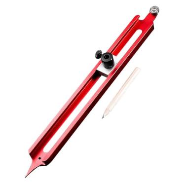 Imagem de Ｂｅｓｇａ Ferramenta de contorno para riscar cantos, duplicador de de medição de cantos, liga de alumínio para papel de parede, acabamento para