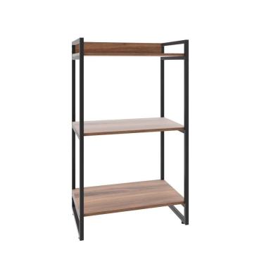 Imagem de Estante Kuadra 60x40x104cm Com 03 Prateleiras Nogal /