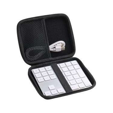 Imagem de inDomit Capa protetora rígida de viagem de substituição compatível com teclado numérico Bluetooth Lekvey (teclado numérico sem fio recarregável de alumínio fino)