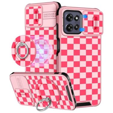 Imagem de Buleens Capa para Moto G Power 2025 - Capa para Motorola Moto G Play 2025 linda projetada com suporte de anel e capa de câmera feminina estética Kawaii feminina exclusiva para adolescentes capa de