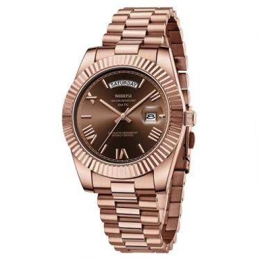 Imagem de Relógio NIBOSI Analog Quartz Stainless Steel Waterproof Masculino
