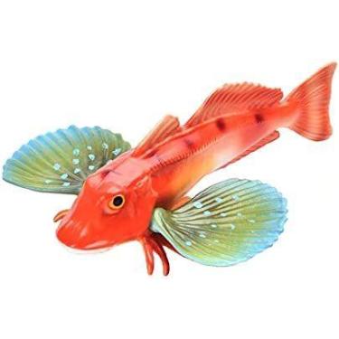 Imagem de Figurinha de peixe realista Estatuetas de animais marinhos Modelo de p
