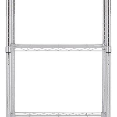 Imagem de Estante De Aço Aramado 90X60X35Cm Até 150Kg - 3 Prateleiras - Spaceo