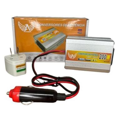 Imagem de Conversor Veicular Inversor Com 200w De Potência - Dc 12v Ac 220v - SH