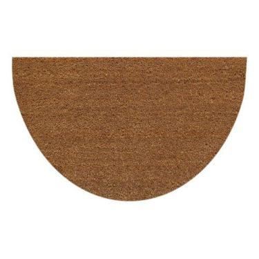 Imagem de Tapete Quadrado Marrom 40x70 Cm Liso Lucius - Jolitex