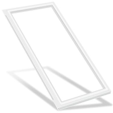 Imagem de Gaxeta de porta francesa de geladeira W10830162 atualizada compatível com Kenmore Kitchen Aid Maytag Whirlpool 12723206AP W10179332 W10179332N W10199876 W10443225 W10571956 Selo de geladeira branco