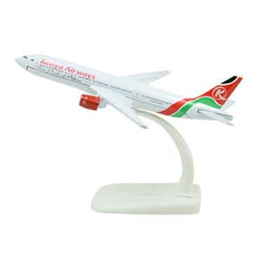 Imagem de TANG DYNASTY(TM 1:400 16cm B777 Kenya Airlines Metal Airplane Model Plane Toy Plane Model