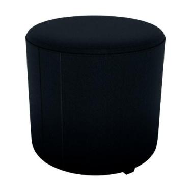 Imagem de Puff Redondo Decorativo Copenhage 43 cm Veludo Inca Milani Store, Pret