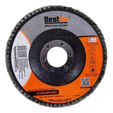 Imagem de Disco Flap Cônico 4.1/2 Grão 120 Bestfer
