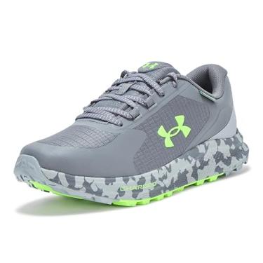 Imagem de Under Armour Charged Bandit Trail 3 Storm Proof Tênis de corrida masculino, (025) Castlerock/Aço/Hyper Green, 39