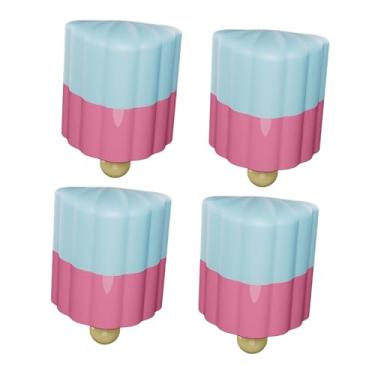 Imagem de Bothyi 4 peças de suportes para toalhas de mesa de jantar, clipes protetores de canto, grampos leves e resistentes para toalhas de mesa para de computador de, Azul