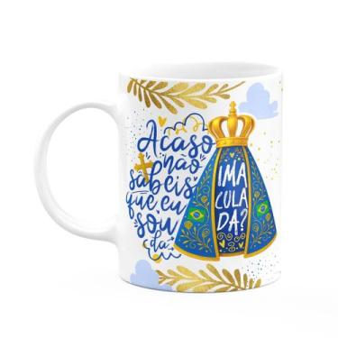 Imagem de Caneca Religiosa N.S Aparecida - Sou da imaculada - JPS INFO