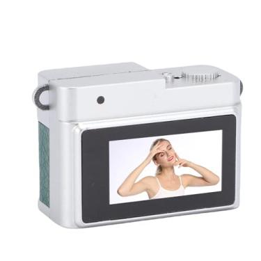 Imagem de HEEPDD Câmera Digital Pequena, Filmadoras HD Câmera Digital Com Chaveiro Pequeno Com Tela Colorida de 0,96 pol. Cartão de Memória de 32 GB retrô Com 4 Filtros e Flash LED Pequena (Verde)