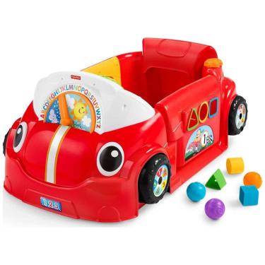 Imagem de Carrinho de Atividades Divertidas com Músicas Educativas e Luzes para Bebês a Partir de 6 Meses, Fisher-Price, Vermelho