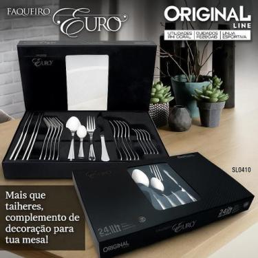 Imagem de Faqueiro 24 peças euro sq só qualidade - ORIGINAL LINE