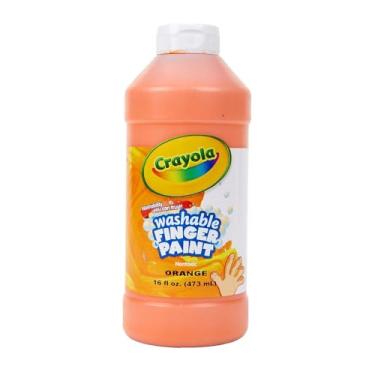 Imagem de Binney & Smith Crayola(R) Washable Finger Paint, 16 Oz., Orange