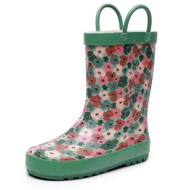 Imagem de Botas de chuva LANCDON Toddler de borracha impermeável para meninos e 
