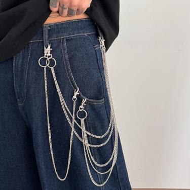 Imagem de Encantos de bolsa, corrente de calça, corrente de cintura, joias corporais para homens, corrente Y2K, calças, contas, acessórios, presentes de amizade para mulheres, presentes de Natal