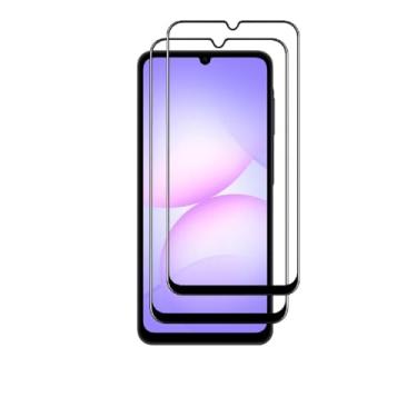 Imagem de Compatível com Samsung Galaxy A07-2 Películas de Vidro Temperado 3d Protetor de Tela anti-riscos queda choque Full Coverage