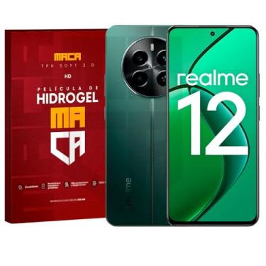 Imagem de Película Hidrogel Realme 12 4g Hd Ou Fosca Frente e Verso MACA