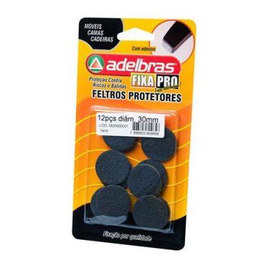 Imagem de Adesivos Protetores Feltro Prático Redondo 30mm Adelbras