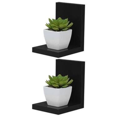 Imagem de Kit Com 2 Mini Prateleiras Buzios 15 X 12cm - Mercado das Prateleiras,