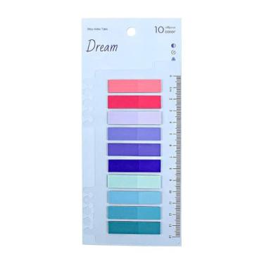 Imagem de 200 peças de marcadores de página, papelaria, material de escritório, adesivos, índice, agendador, índice, notas adesivas, marcadores de livro, abas