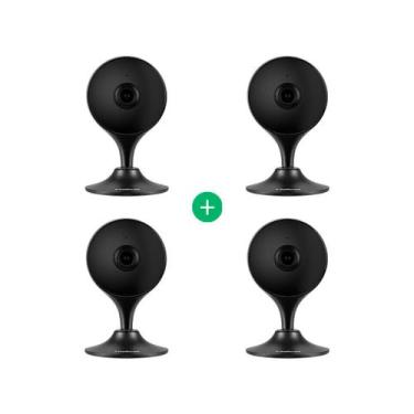 Imagem de Kit Câmera Inteligente Intelbras IM3 C Black - 4 unidades