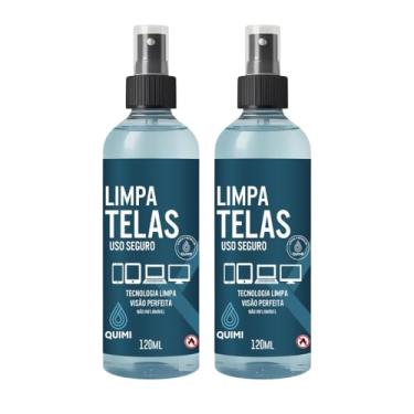 Imagem de Kit 2 Limpa Telas Quimivida | Para Celulares Monitores Notebooks e TVs | Limpeza Suave Antiestática Sem Resíduos